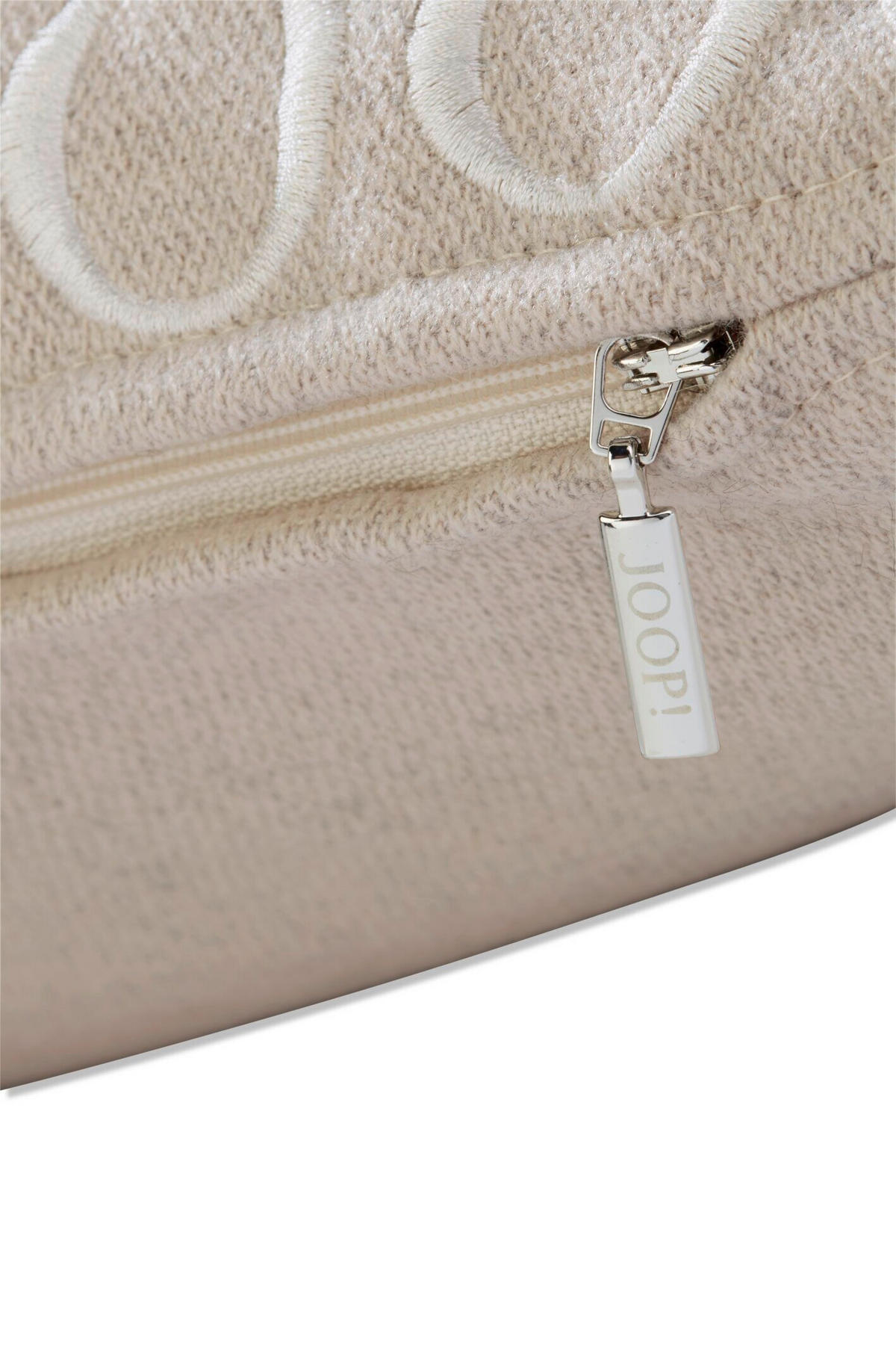 KISSENHÜLLE J! Fine Signature natur 50/50 cm  - Beige/Naturfarben, Design, Textil (50/50cm) - Joop!
