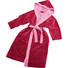 KINDERBADEMANTEL Bixie gr 116 - Rot/Rosa, KONVENTIONELL, Textil (116) - Vossen