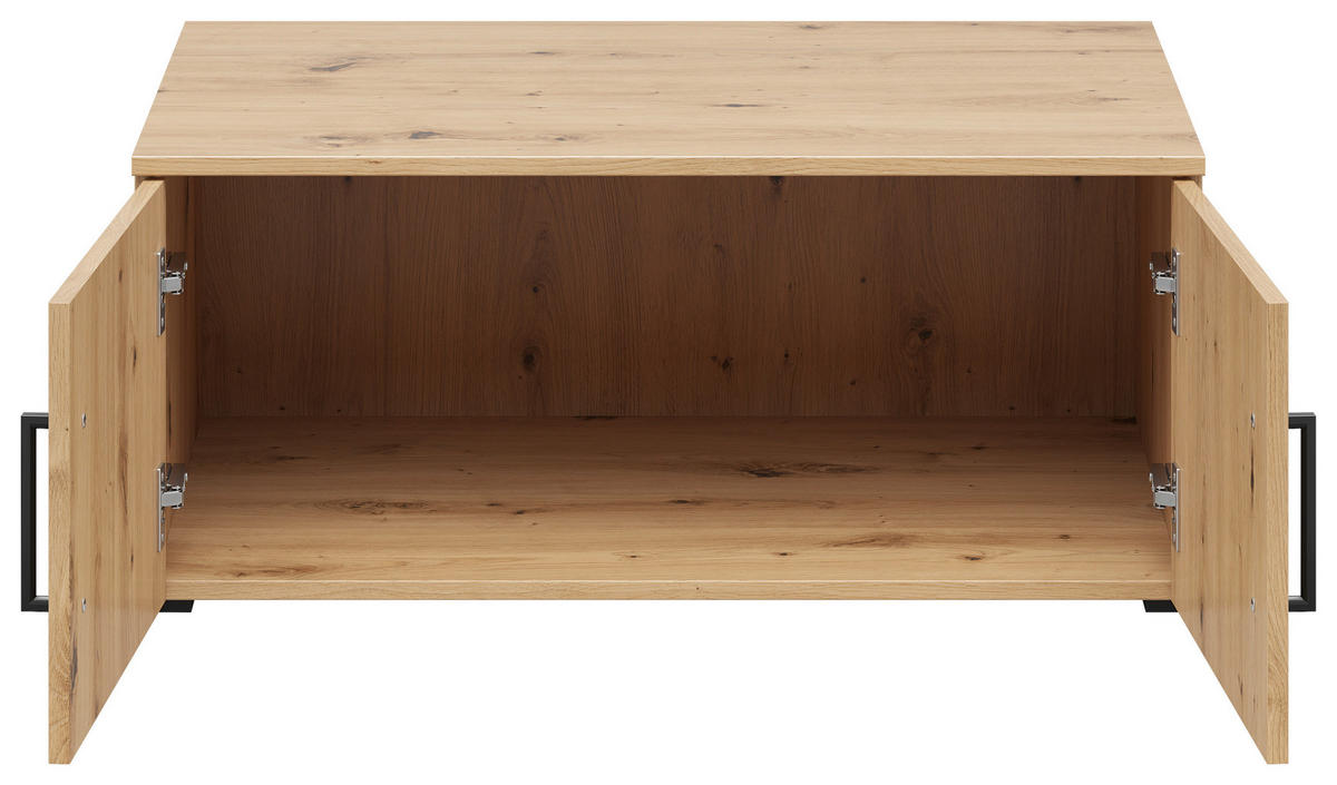 NÁSTAVEC NA SKŘÍŇ, dub artisan, 80/35/52 cm - černá/dub artisan, Moderní, kompozitní dřevo/plast (80/35/52cm) - Carryhome