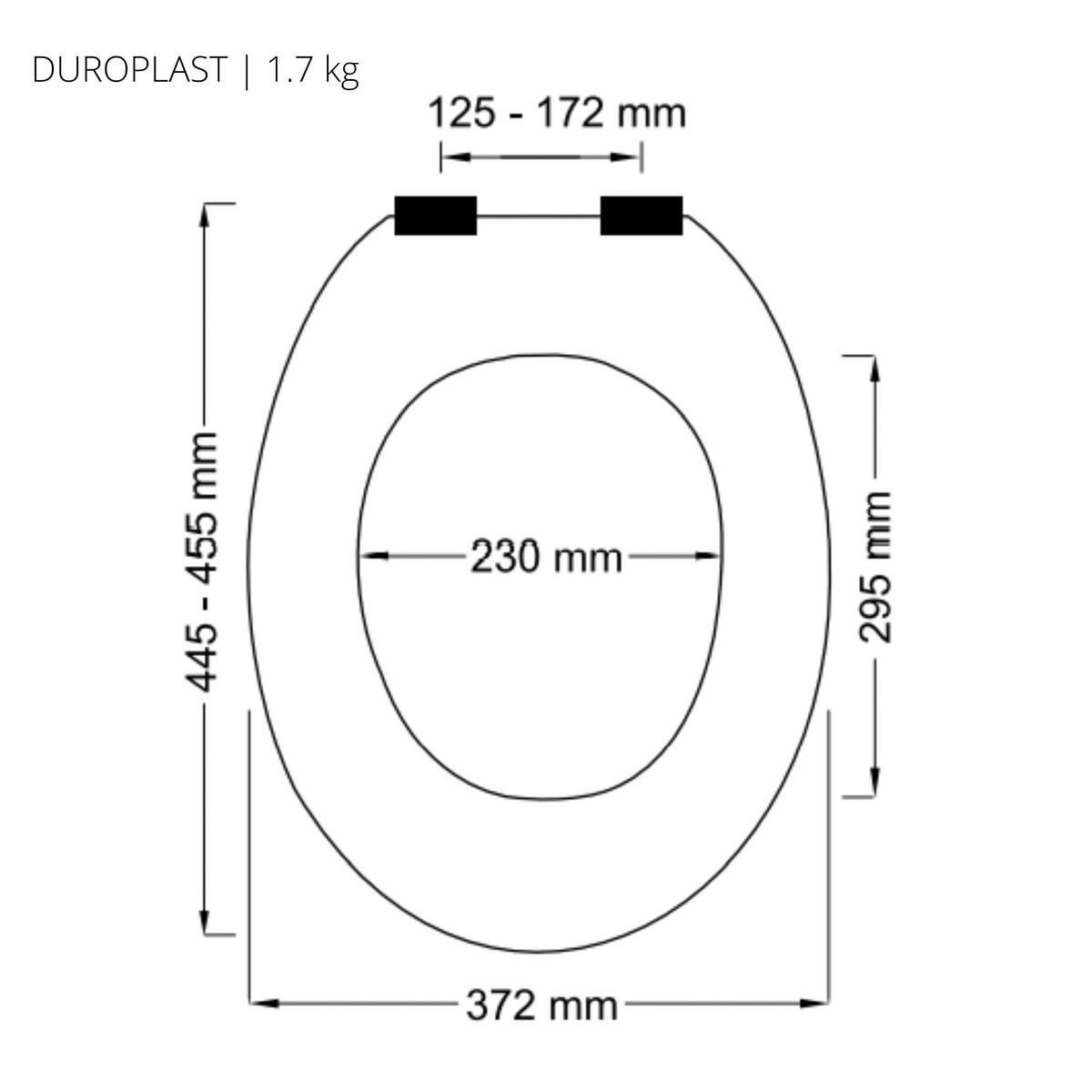 WC-SITZ Weiß  - Weiß, KONVENTIONELL, Kunststoff (37,10/45,5cm) - Spirella