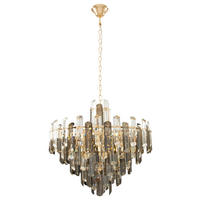 PENDELLEUCHTE  60,8/55,3/60,8 cm   - Goldfarben, Basics, Glas/Metall (60,8/55,3/60,8cm) - MAYTONI