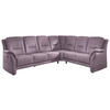 ECKSOFA in Mikrofaser Lila, Flieder  - Beige/Lila, Konventionell, Textil/Metall (275/223cm) - Beldomo Comfort