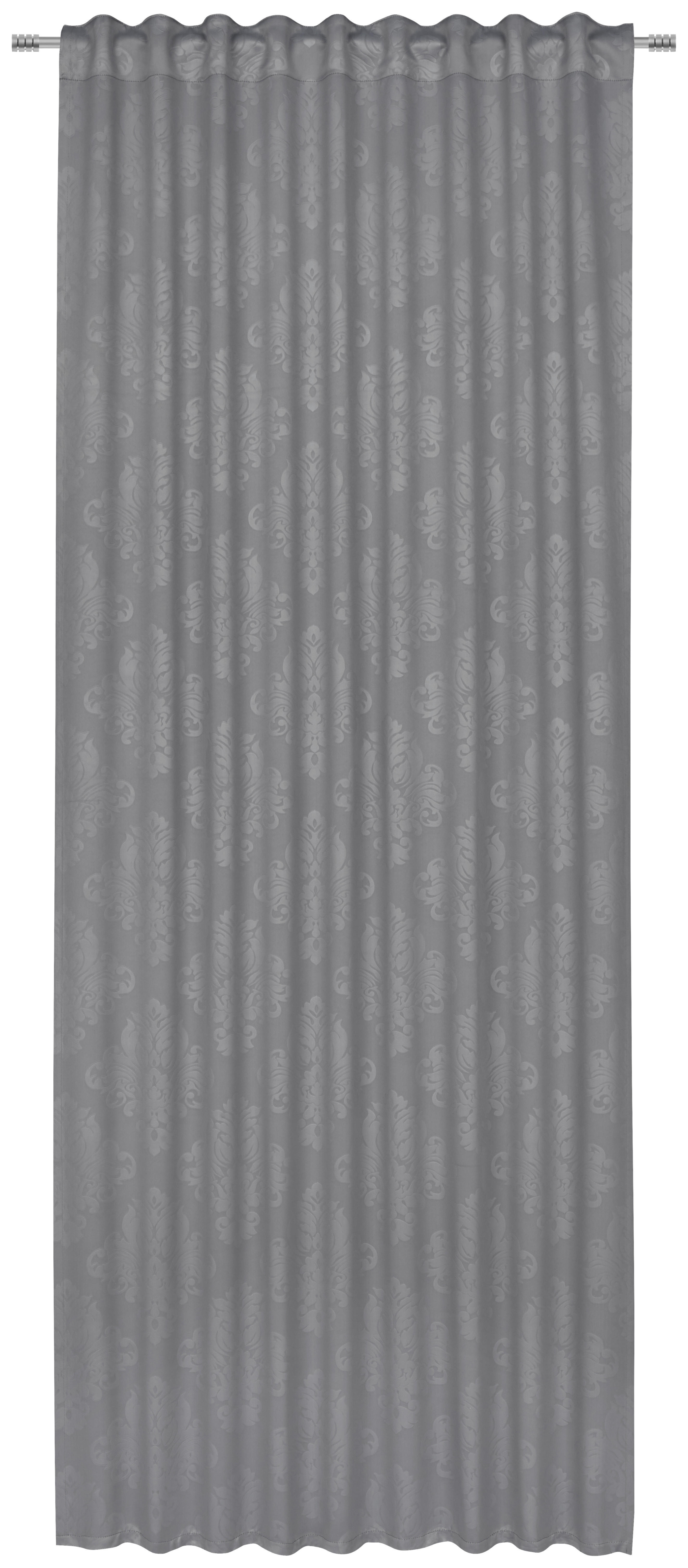 FERTIGVORHANG black-out (lichtundurchlässig)  - Grau, Konventionell, Textil (135/245cm) - Boxxx