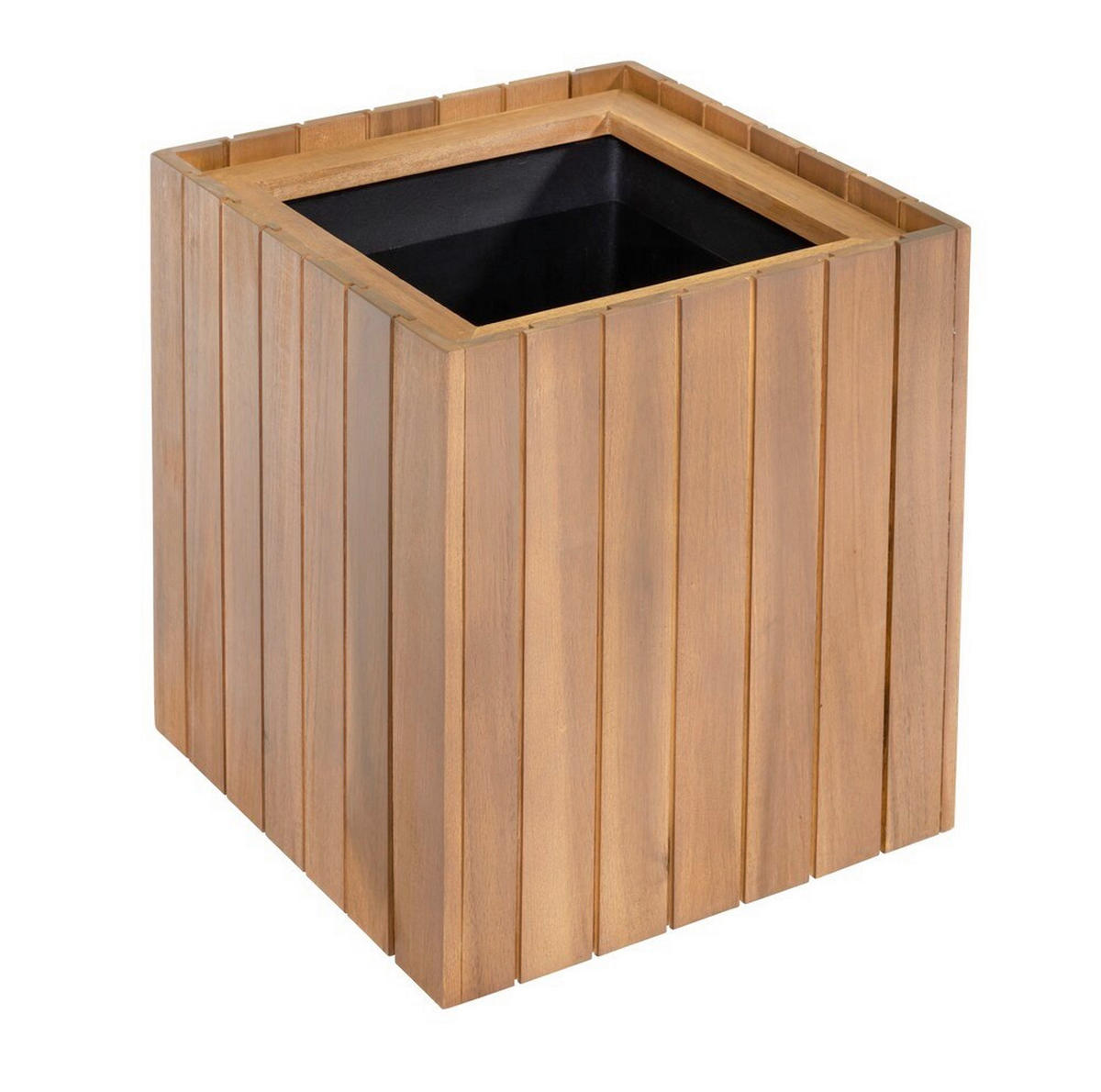 TRUHLÍK NA KVETY drevo, 30/30/35 cm - mokka, Basics, drevo (30/30/35cm) - Prestige Home