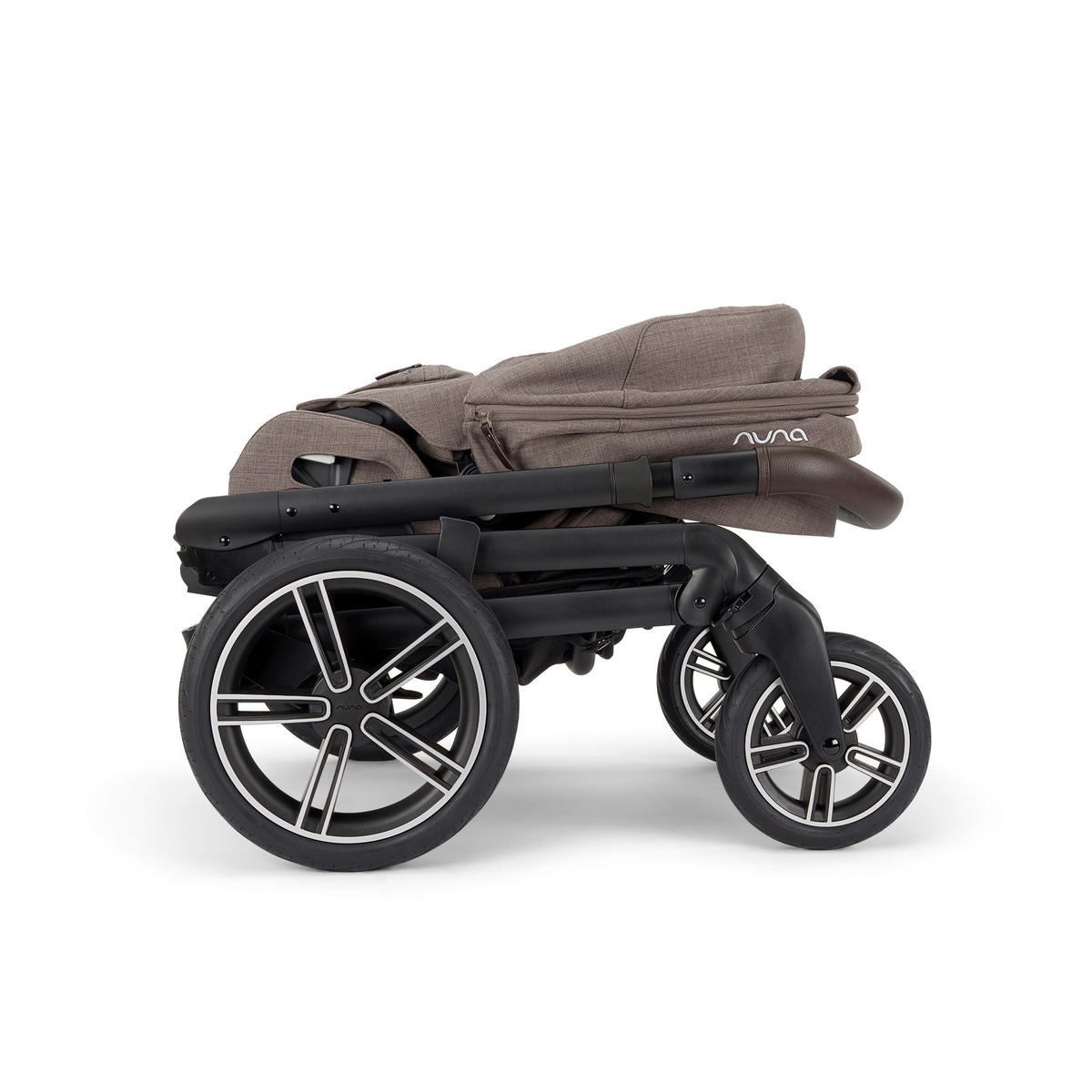 KOMBIKINDERWAGEN  Mixx Next  Chestnut  - Schwarz, Basics, Metall (60/110/82cm) - Nuna