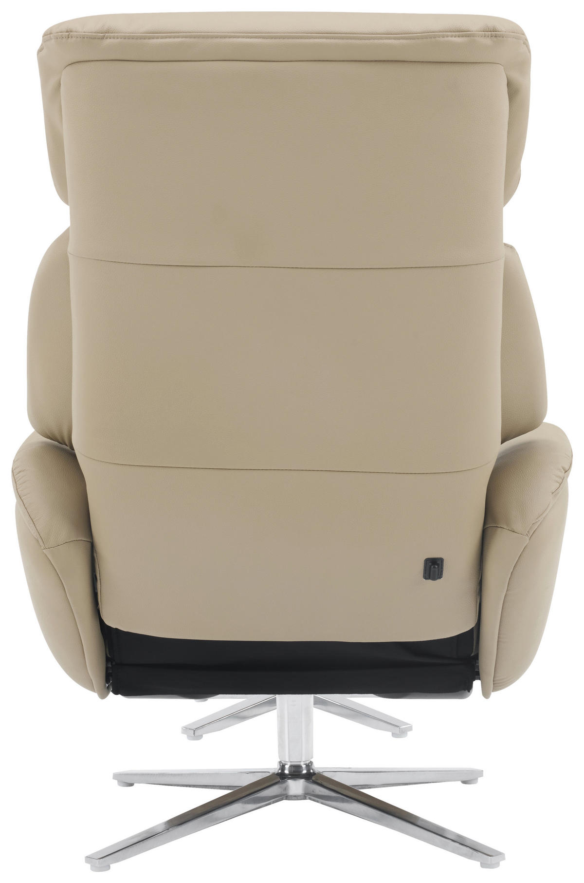 MASÁŽNÍ KŘESLO, textil, kůže, šedohnědá - barvy stříbra/šedohnědá, Design, kov/textil (76/111/87cm) - Livetastic