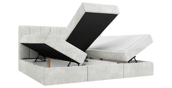 FAMILIENBETT - Creme/Schwarz, Design, Holzwerkstoff/Kunststoff (270/200cm) - Esposa