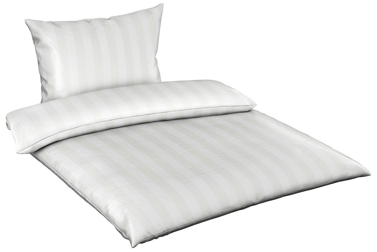 POSTELJNINA 140/200 cm saten bela  - bela, tekstil (140/200cm) - Dieter Knoll