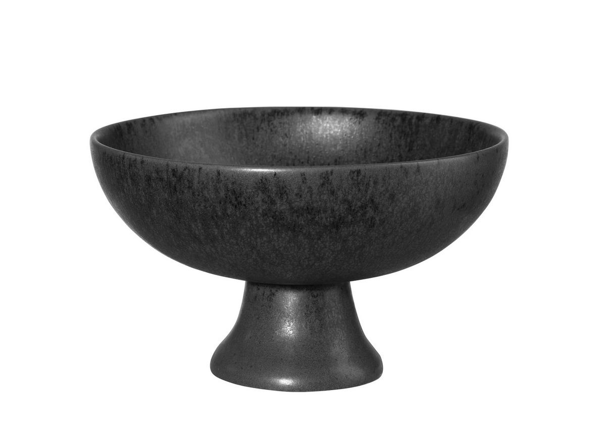 SCHALE Grande nero   - Schwarz, Basics, Keramik (14/8,5cm) - ASA