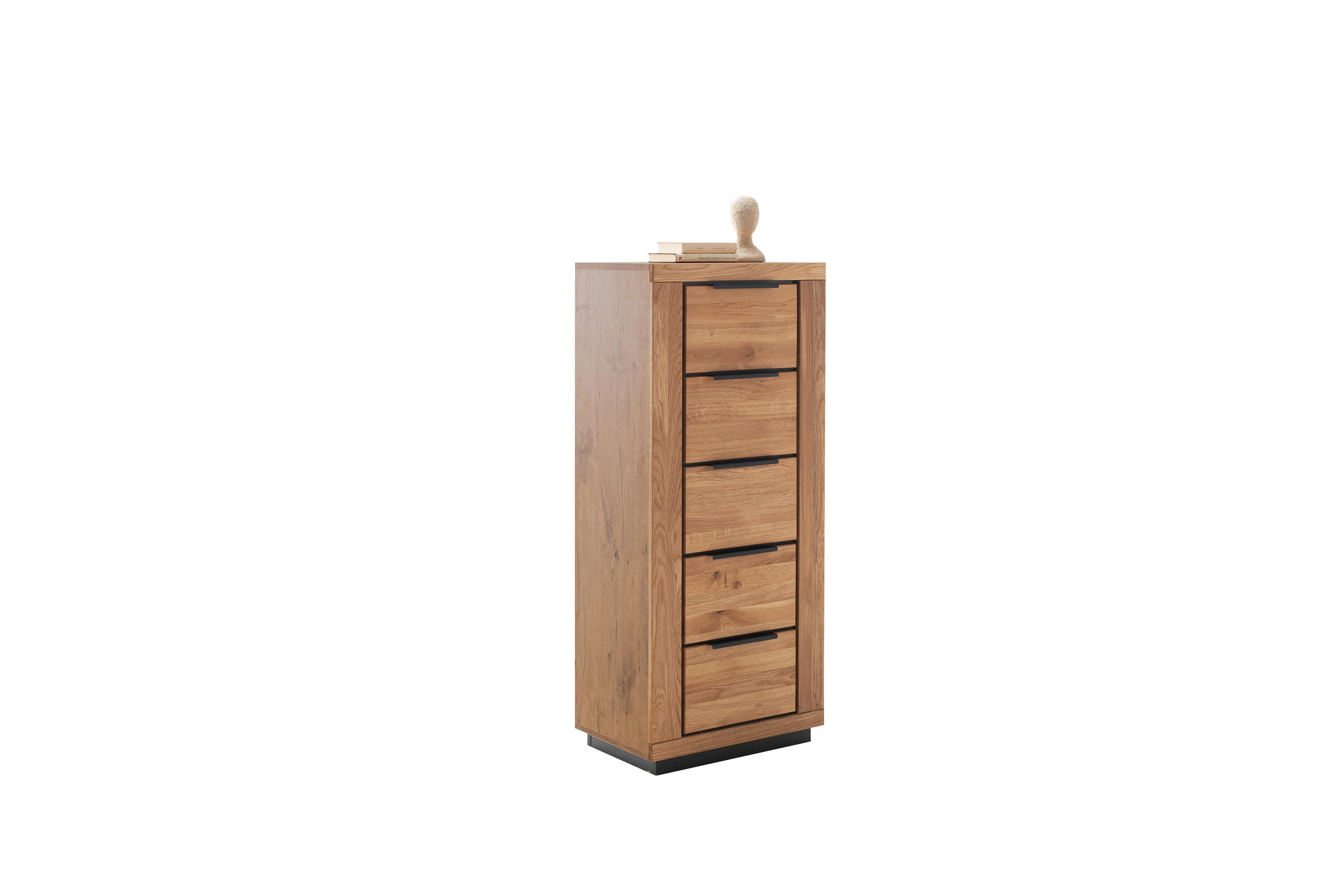 KOMMODE  in 62/142/40 cm  - Wildeiche/Schwarz, Design, Holz/Holzwerkstoff (62/142/40cm) - MID.YOU