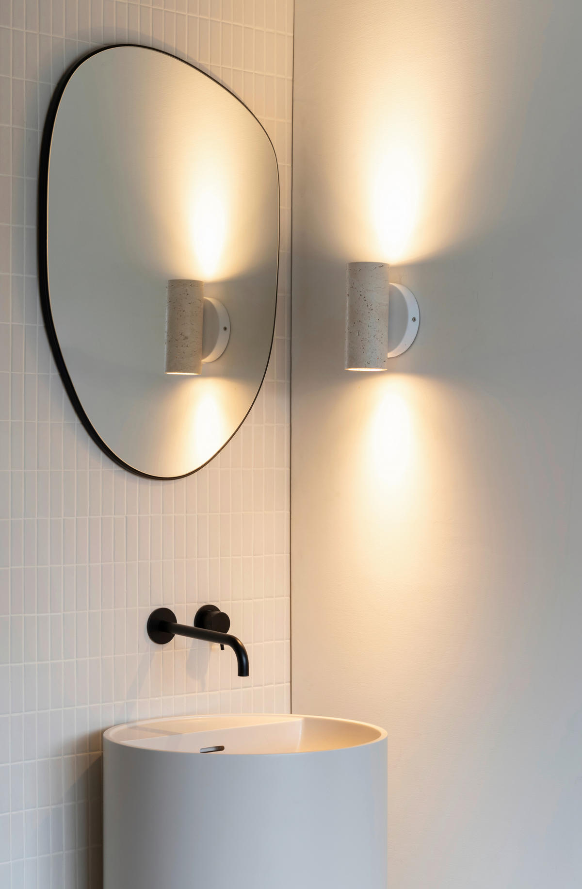 VÄGGLAMPA It's about RoMi 10/7/17 cm   - vit, Design, metall/sten (10/7/17cm) - It's about Romi
