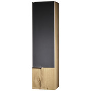 SEITENSCHRANK 32/128/35 cm - Eichefarben/Anthrazit, Design, Glas/Holz (32/128/35cm) - Voglauer