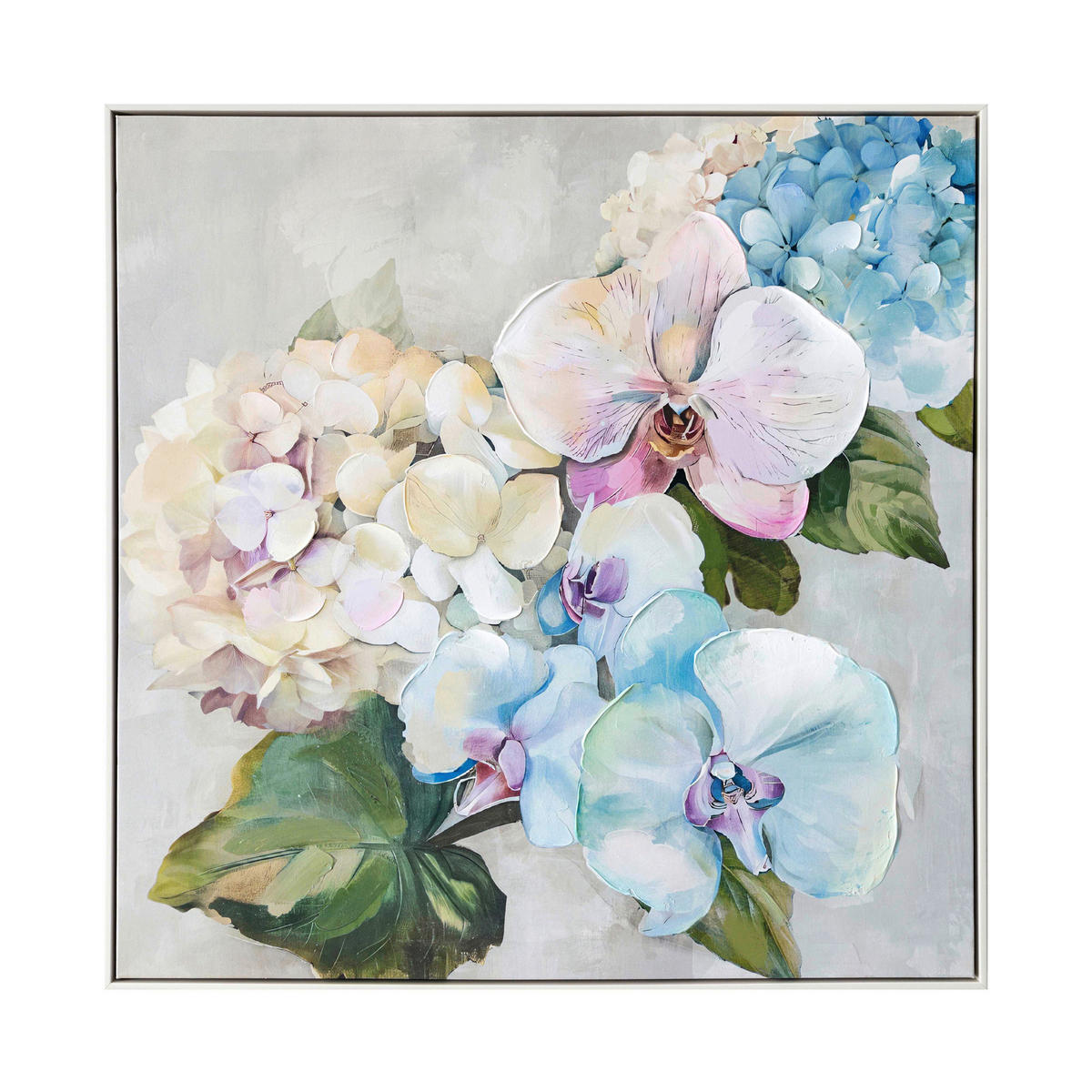 ART PRINT 100/100 cm  - alb/multicolor, Natur, plastic/lemn (100/100cm) - Monee