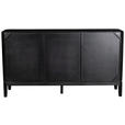 SIDEBOARD 160/87/40 cm  in Braun, Naturfarben, Schwarz  - Schwarz/Braun, Design, Holz/Metall (160/87/40cm) - Ambia Home