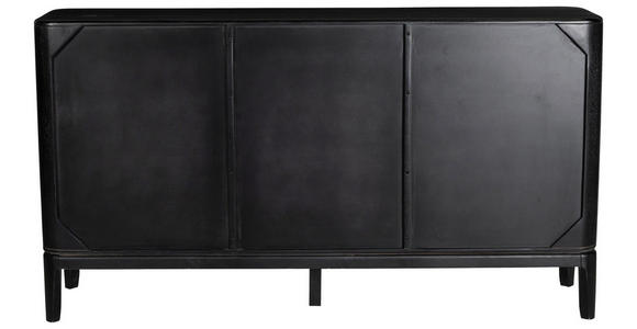 SIDEBOARD 160/87/40 cm  - Schwarz/Braun, Design, Holz/Metall (160/87/40cm) - Ambia Home