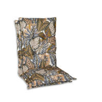 SESSELAUFLAGENSET Blätter  - Creme/Braun, Design, Textil (50/9/120cm)