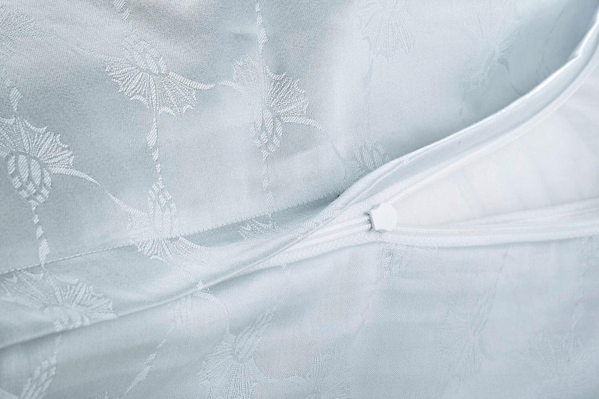 BETTWÄSCHE 3-teilig JOOP! CORNFLOWER Jersey 200/200 cm  - Silberfarben, Basics, Textil (200/200cm) - Joop!