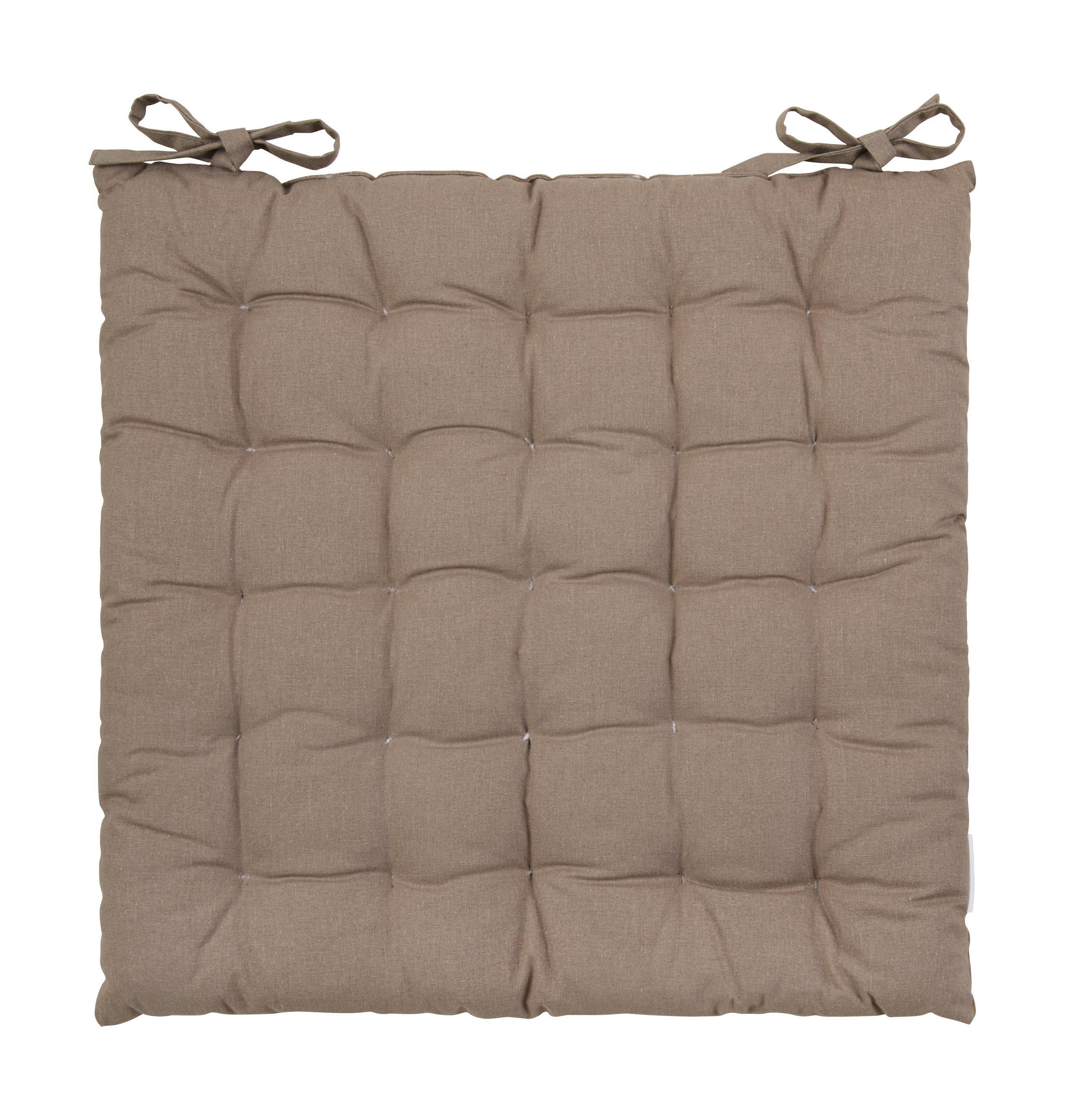Sitzkissen Zum Binden In Taupe 40x40 Cm Kaufen