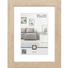 BILDERRAHMEN  - Eiche grau, Basics, Glas/Kunststoff (18/23cm)