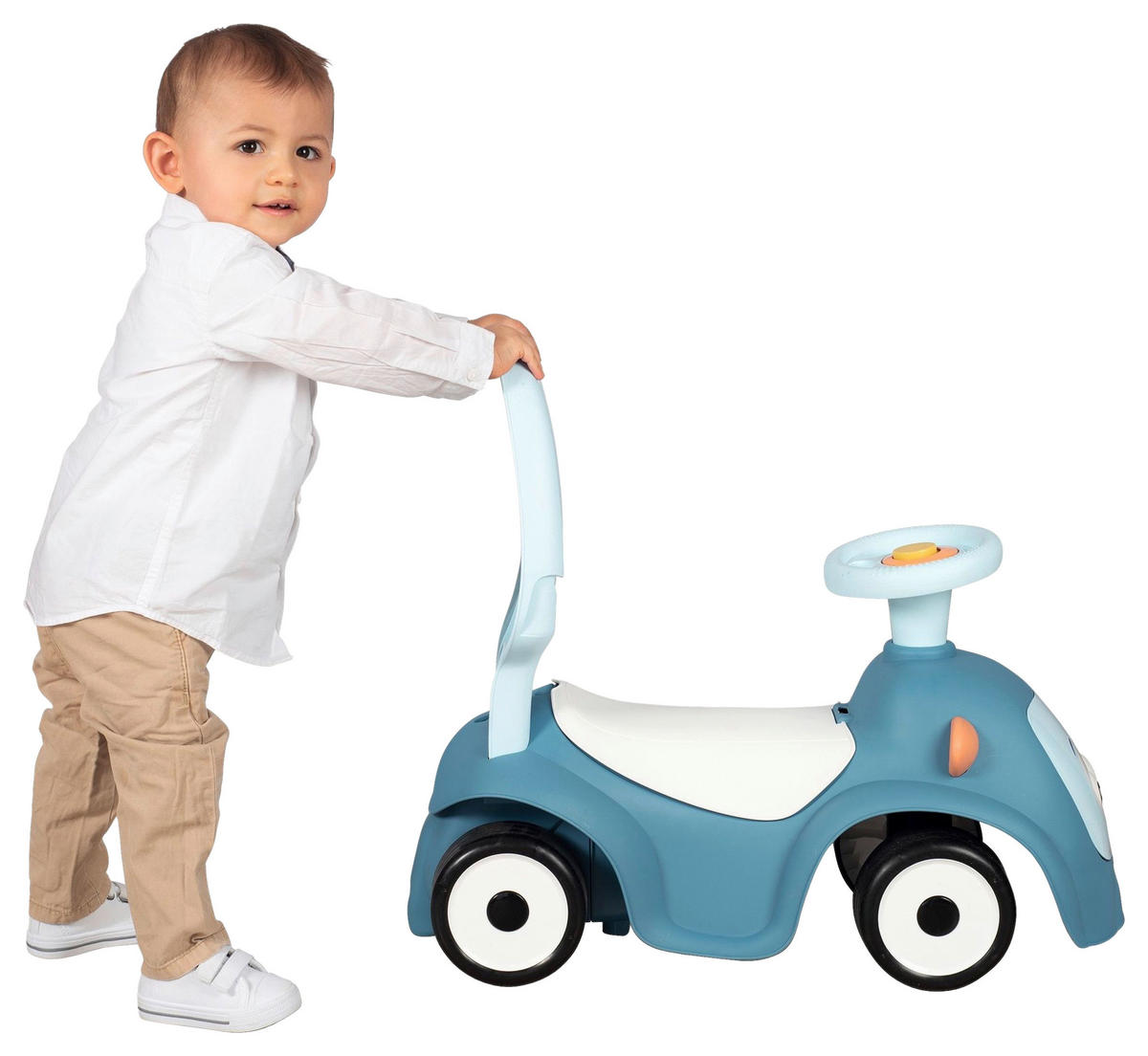 RUTSCHFAHRZEUG   - Pastellblau, Basics, Kunststoff (28,60/60/38,40cm) - SMOBY