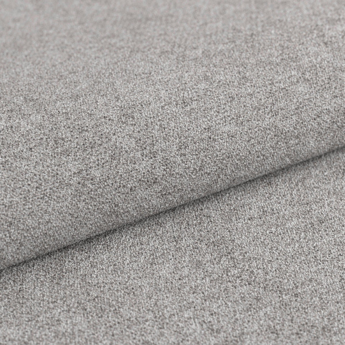 ECKBANK 185/150 cm Webstoff Hellgrau   - Eichefarben/Hellgrau, KONVENTIONELL, Textil (185/150cm) - Livetastic