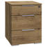 NACHTKÄSTCHEN in Eichefarben - Chromfarben/Eichefarben, Design, Holzwerkstoff/Kunststoff (41/54/41cm) - Carryhome NACHTKÄSTCHEN in Eichefarben - Chromfarben/Eichefarben, Design, Holzwerkstoff/Kunststoff (41/54/41cm) - Carryhome