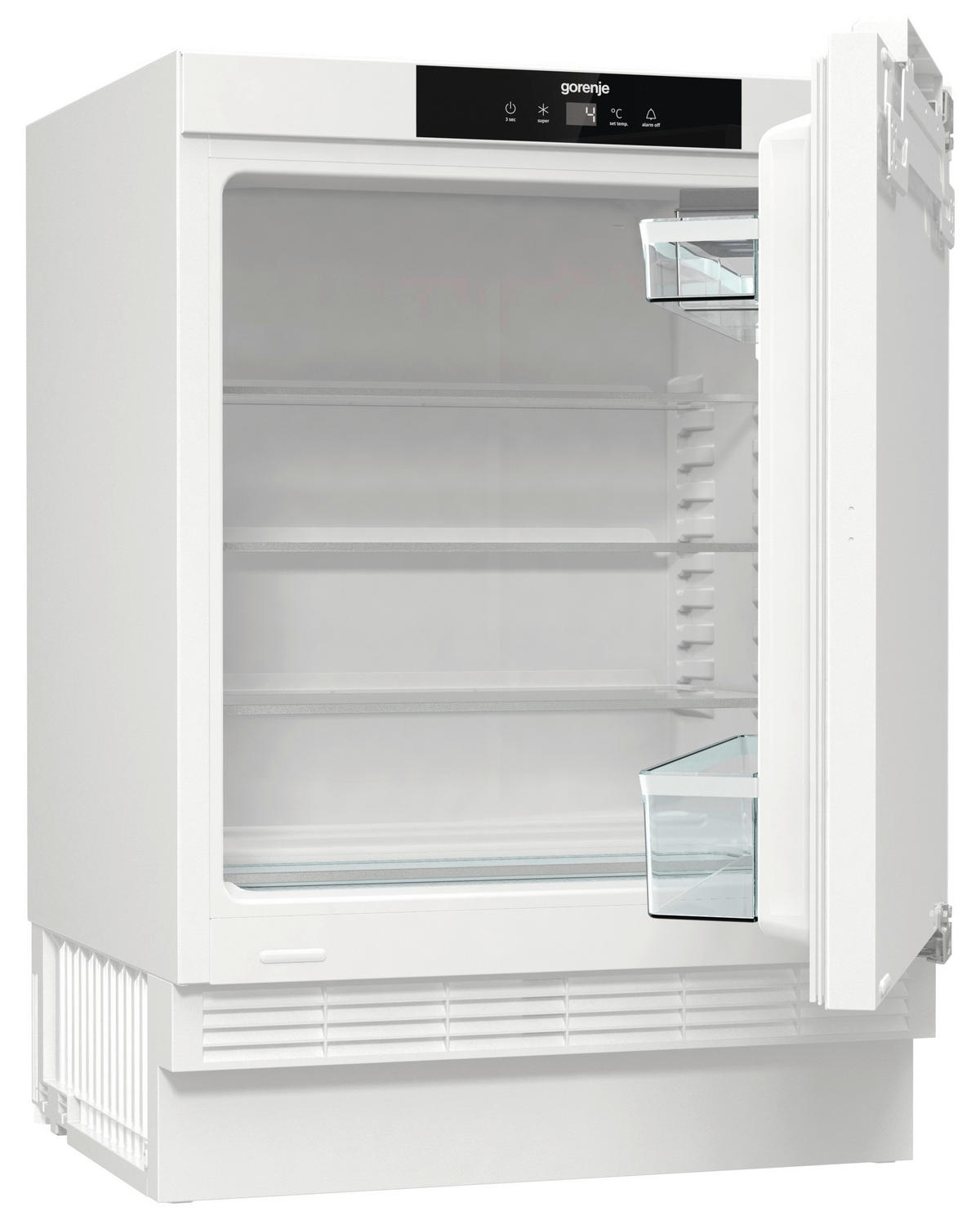 KÜHLSCHRANK 59,5/81,8/54,5 cm RIU 609 EA1  - Weiß, MODERN, Kunststoff/Metall (59,5/81,8/54,5cm) - Gorenje