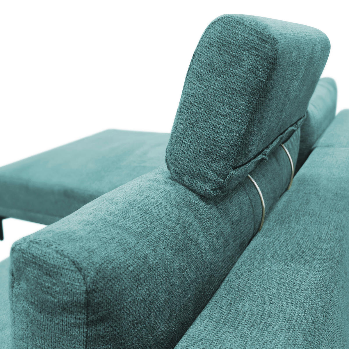 CloseUp von MID.YOU ECKSOFA Mintgrün Webstoff.
