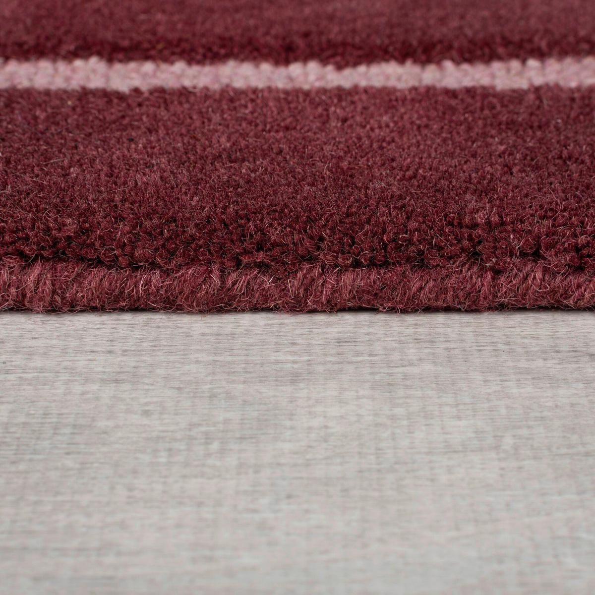 WOLLTEPPICH 150/240 cm SPLIT OMBRE SHAPED Rot  - Rot, Trend, Textil (150/240cm) - Xora