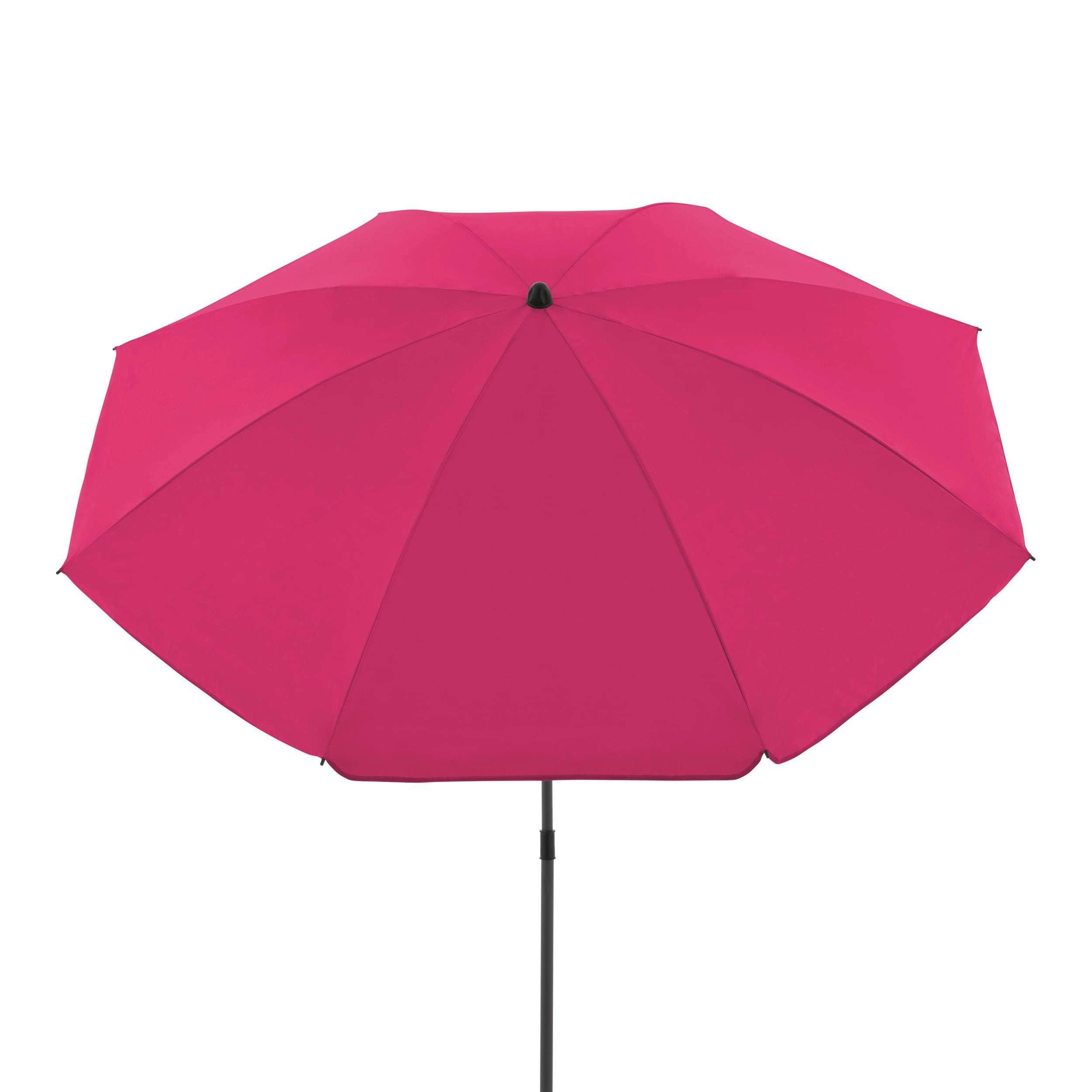 SONNENSCHIRM 160 cm Pink  - Pink/Anthrazit, Design, Textil/Metall (160/160cm) - Doppler