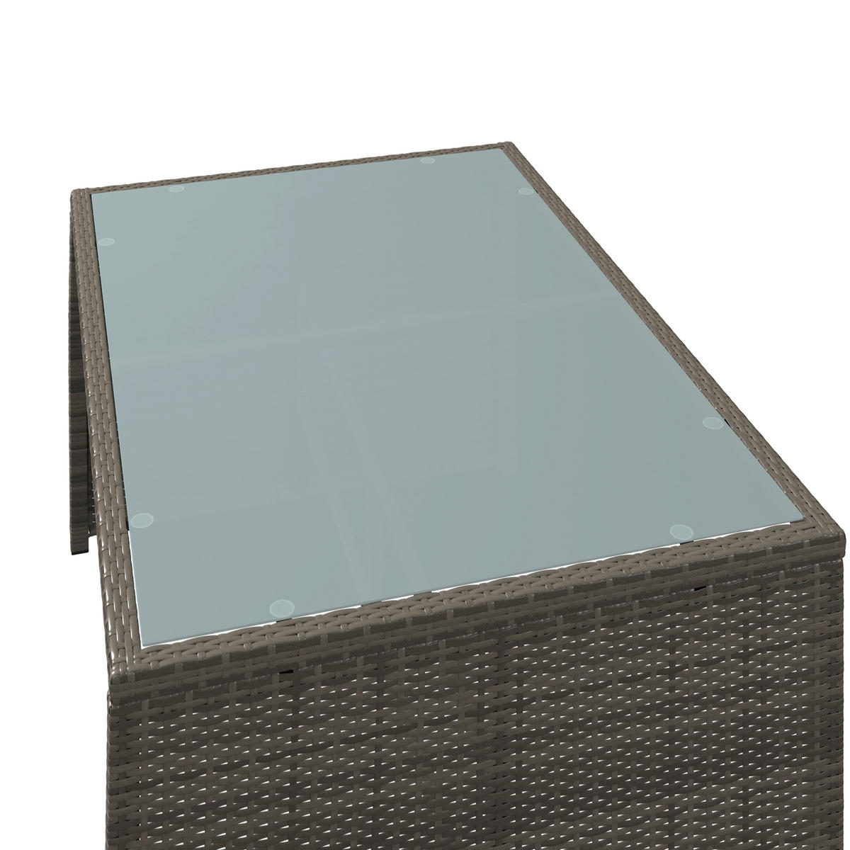 GARTENSET  - Grau, MODERN, Textil/Metall (115/92/74cm) - Ambia Garden