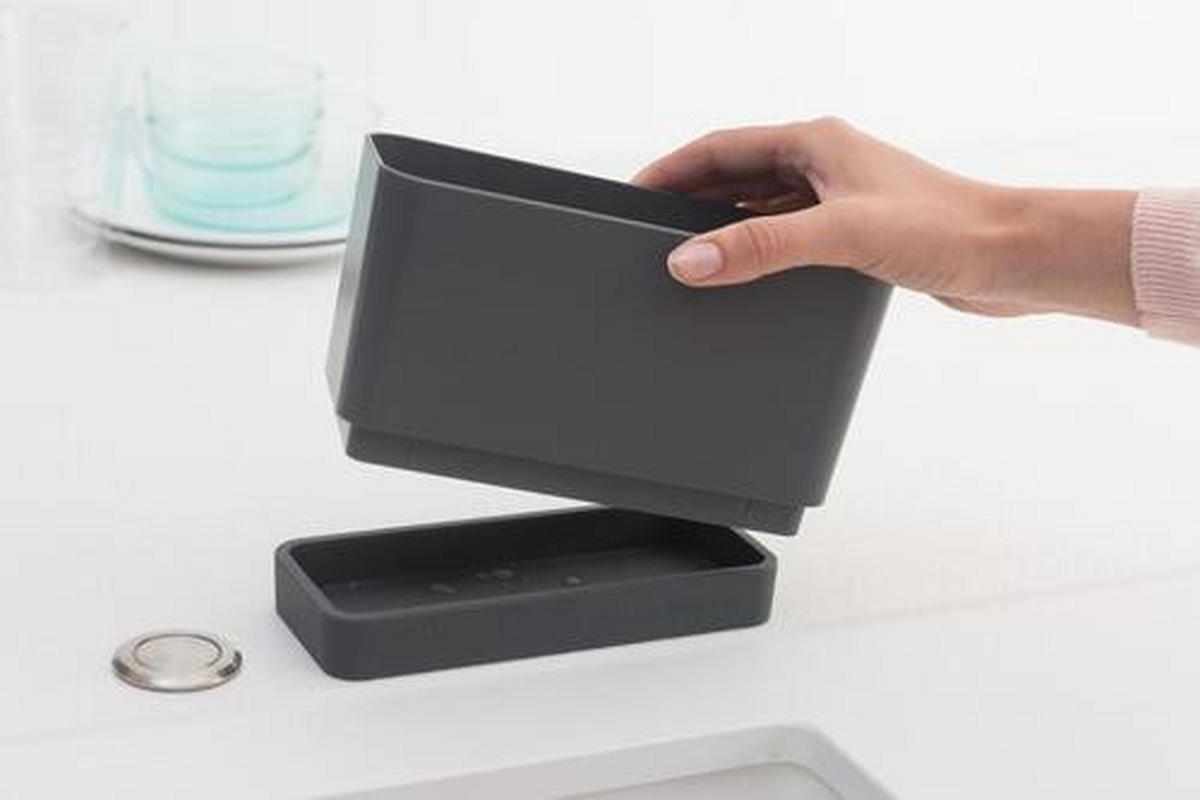 ORGANIZÉR NA MYCÍ PROSTŘEDKY tmavě šedá - tmavě šedá, Design, plast (8,5/19/11,5cm) - Brabantia