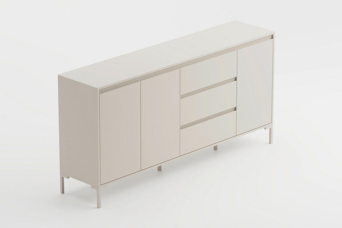 SIDEBOARD 170/87/40 cm Kaschmir  - Kaschmir, Design, Holzwerkstoff/Metall (170/87/40cm) - MID.YOU