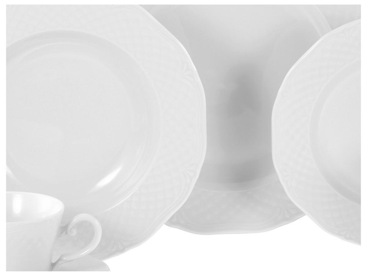 KOMBISERVICE Weiß Arianne Weiss 30-teilig 6 Personen  - Weiß, Basics, Keramik - Creatable