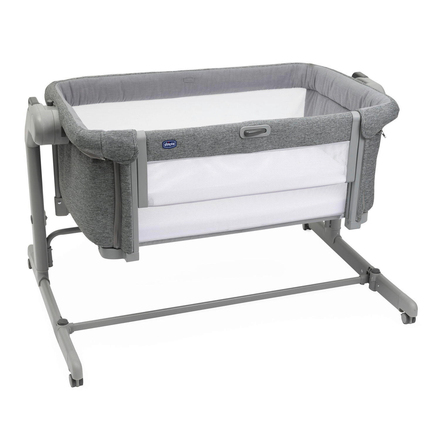 BEISTELLBETT Next2Me Magic Evo - Dunkelgrau, Basics (99/73,5/64/80cm) - Chicco