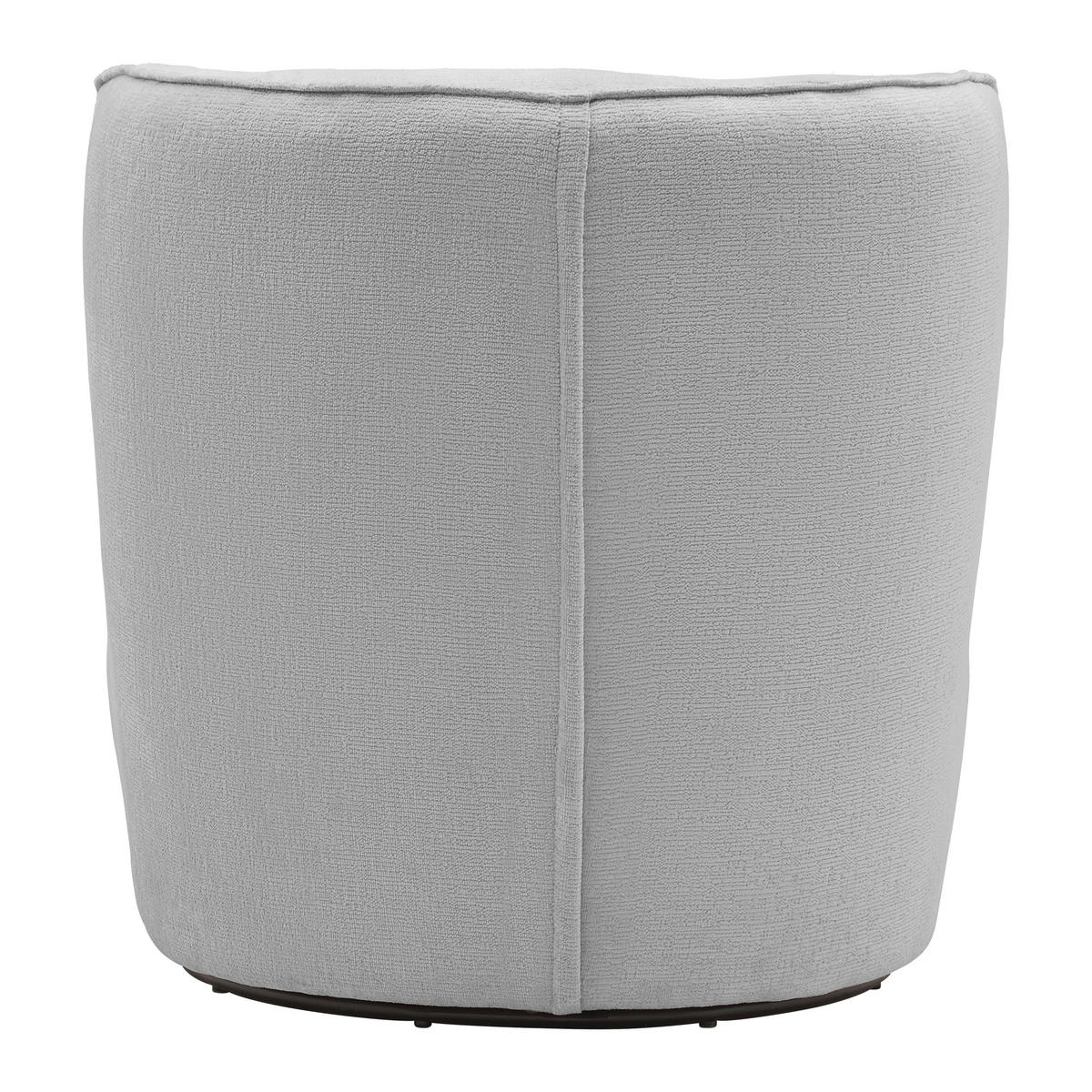 FÅTÖLJ i textil ljusgrå  - ljusgrå/svart, Modern, metall/textil (77/81/85cm) - MID.YOU