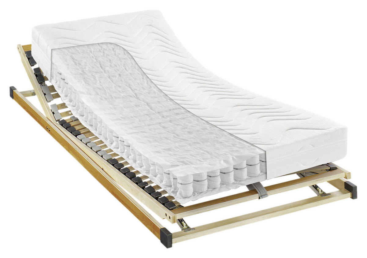 MATRATZENSET 90/200 cm  - Eichefarben, Basics, Holz (90/200cm) - Sleeptex