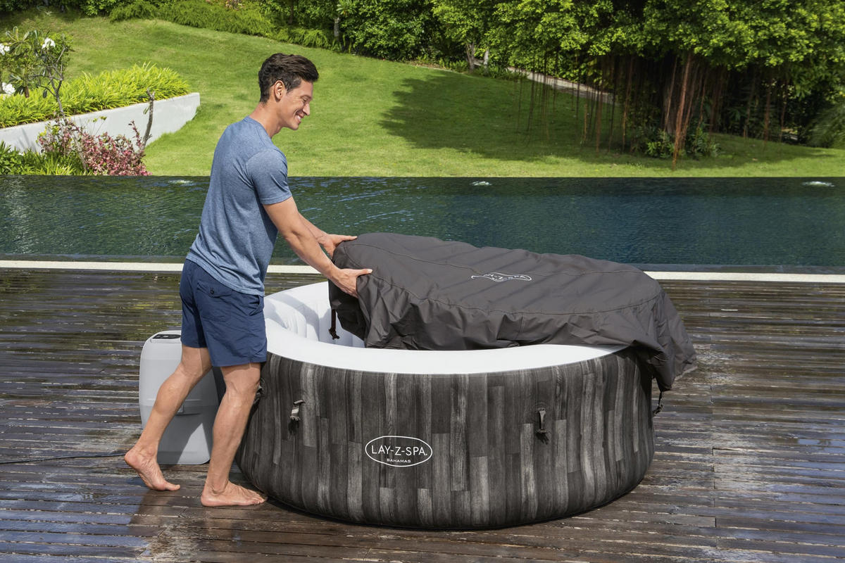 WHIRLPOOL  BAHAMAS 60005 180/66 cm  - Weiß/Grau, Basics, Kunststoff (180/66cm) - Bestway