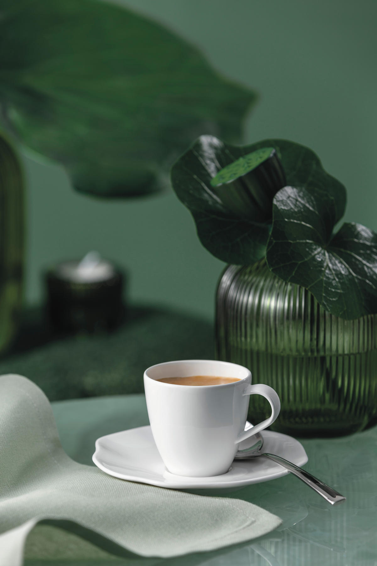 ESPRESSO-UNTERTASSE Pura  - Weiss, Basics, Keramik (12,0/12,0/1,5cm) - Villeroy & Boch