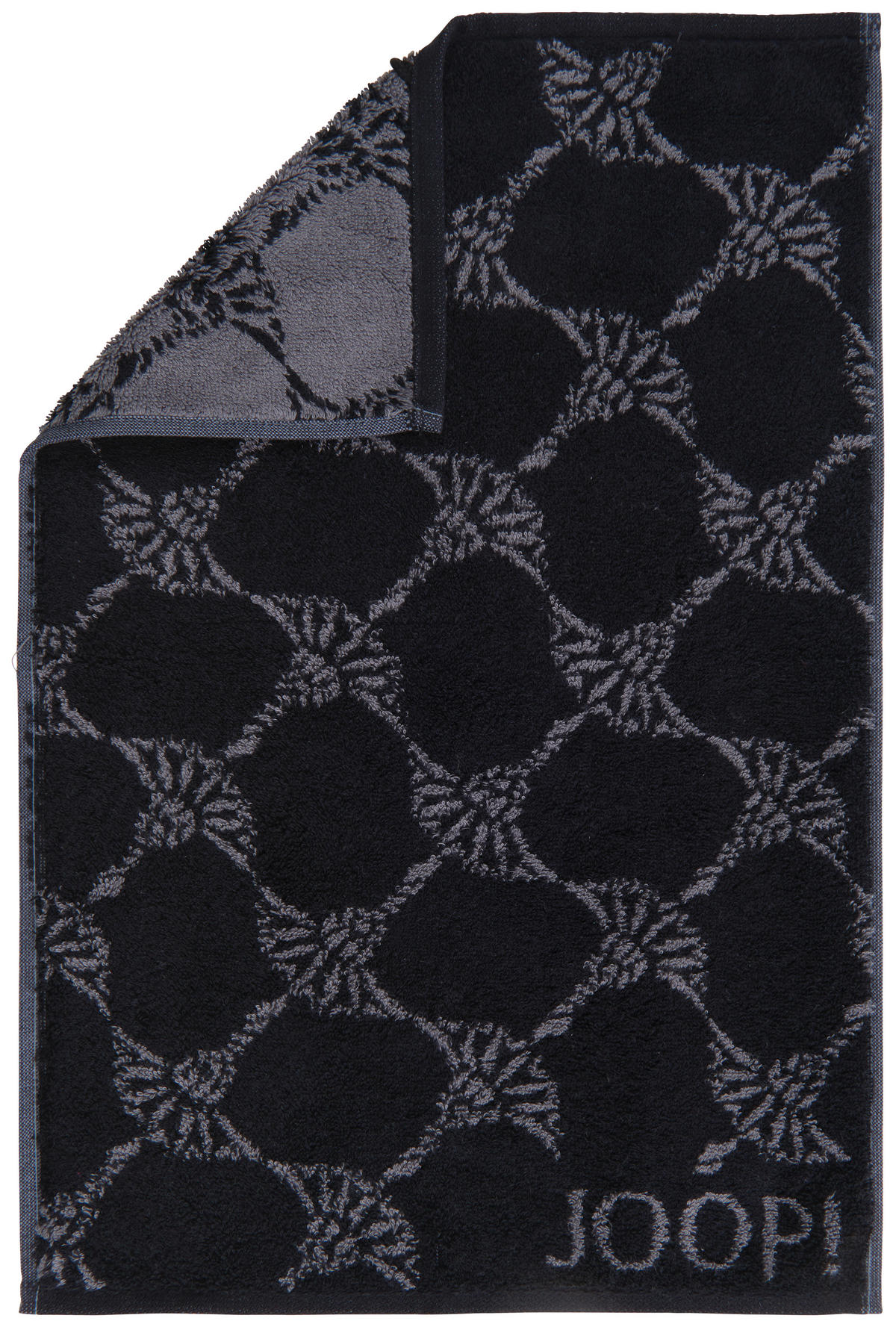 GÄSTETUCH Classic Cornflower Schwarz 3-teilig 30/50 cm  - Schwarz, Design, Textil (30/50cm) - Joop!