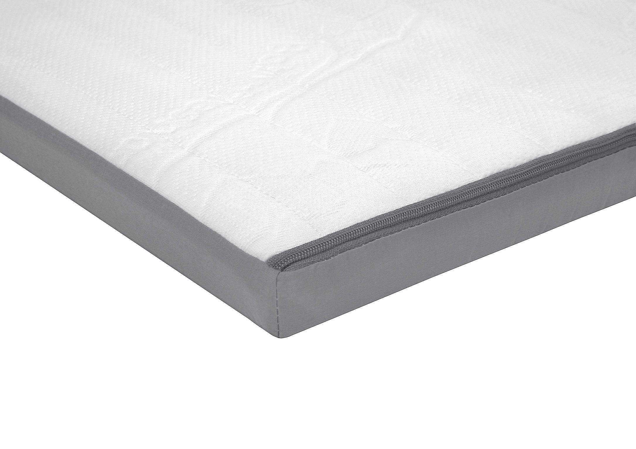 Thumbnail - Zöllner Reisebettmatratze, Grau, Weiß, Textil, rechteckig, 60x5x120 cm, Made in Germany, Oeko-Tex® Standard 100, Bezug a...