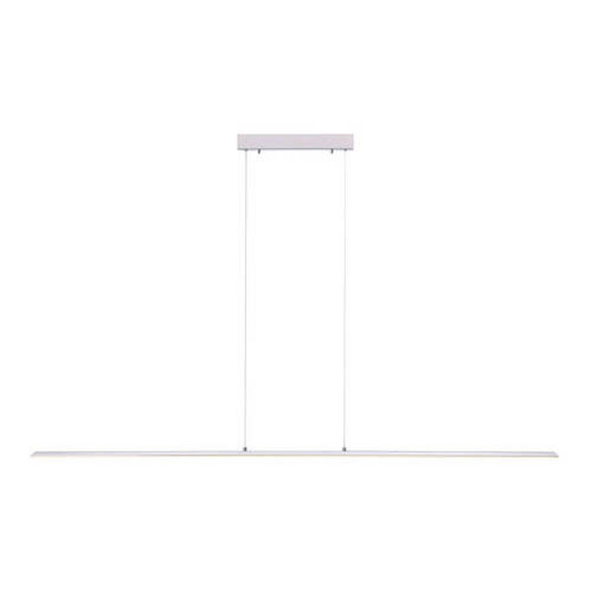 LED-HÄNGELEUCHTE 160/6/120 cm  - Silberfarben, Design, Kunststoff/Metall (160/6/120cm) - Neuhaus PURE