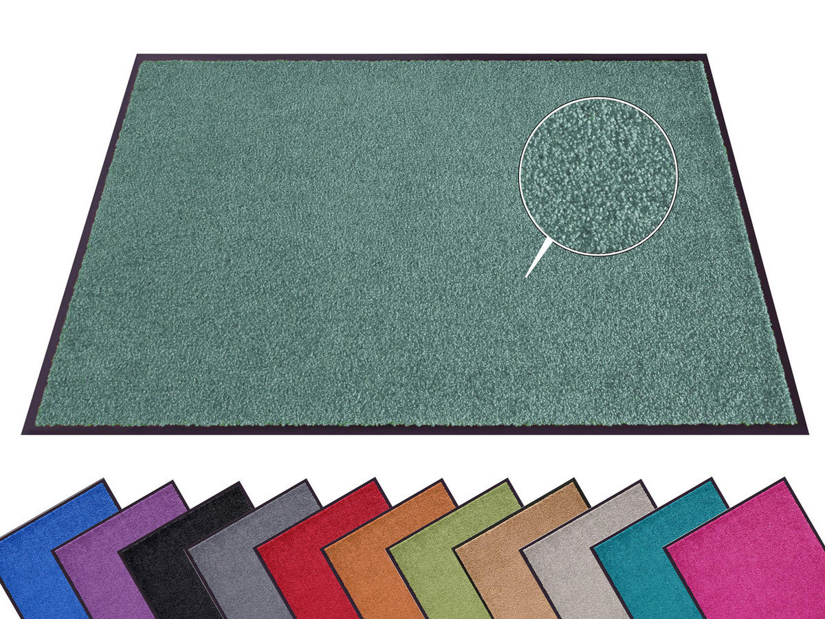 SCHMUTZFANGMATTE  120/180 cm  Grün  - Grün, Basics, Kunststoff/Textil (120/180cm) - Hanse Home