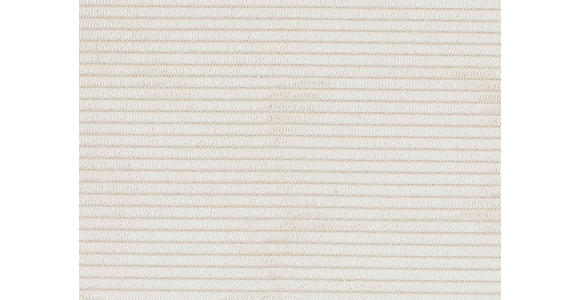 ECKSOFA Beige Cord  - Chromfarben/Beige, KONVENTIONELL, Kunststoff/Textil (195/293cm) - Carryhome