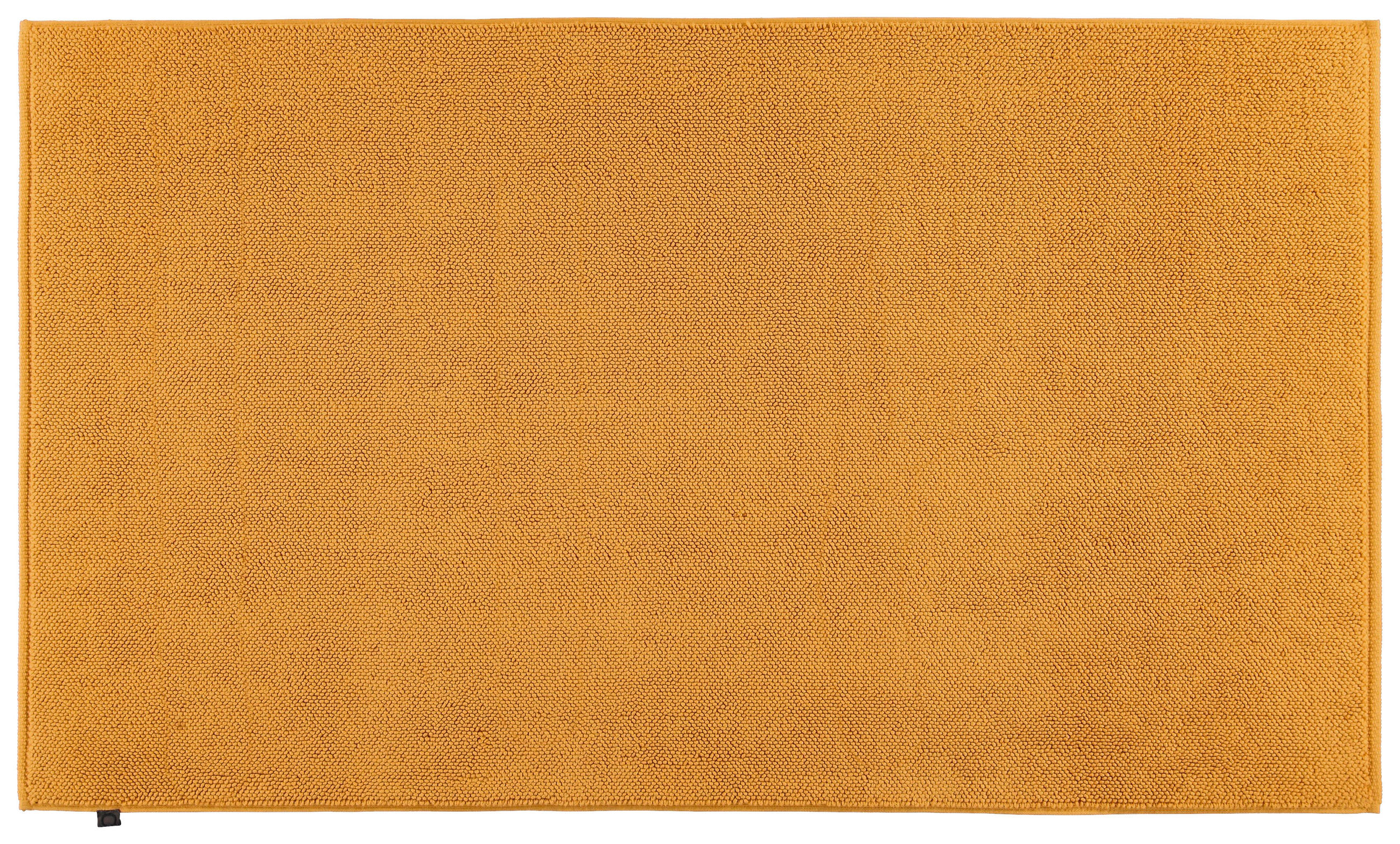 BADTEPPICH 1007 LOOP 532 Gelb 60/60 cm  - Gelb, KONVENTIONELL, Textil (60/60cm) - Cawoe