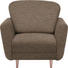 SESSEL Hellbraun - Hellbraun/Buchefarben, Design, Holz/Kunststoff (95/90/93cm) - Hom`in