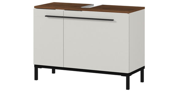 WASCHBECKENUNTERSCHRANK 80/59/34 cm  - Kaschmir/Nussbaumfarben, MODERN, Holzwerkstoff/Metall (80/59/34cm) - Xora