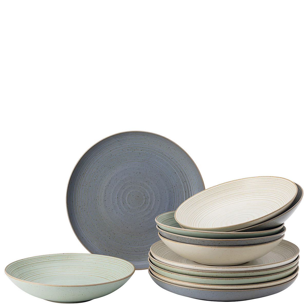 TAFELSERVICE 12-teilig  - Multicolor, Basics, Keramik (30/30/30cm) - Thomas