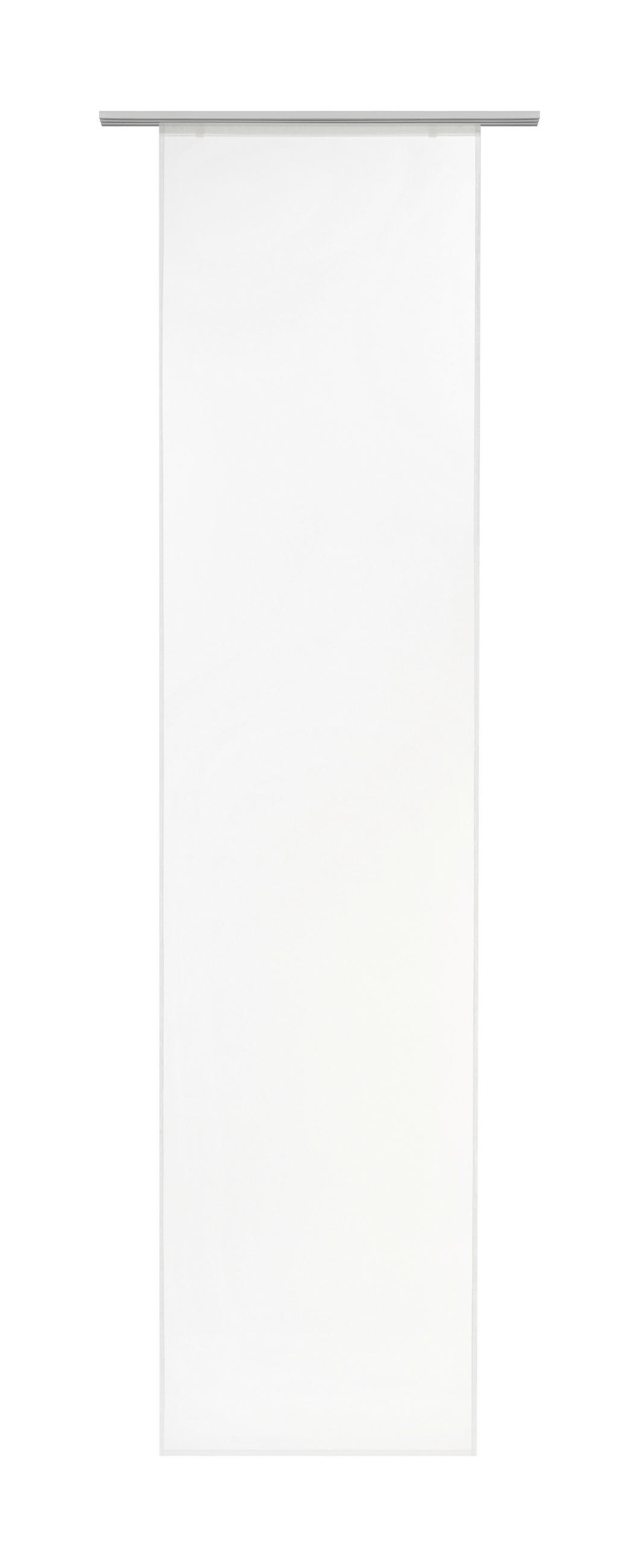 FLÄCHENVORHANG   transparent   60/245 cm  - Weiß, Basics, Textil (60/245cm) - Boxxx