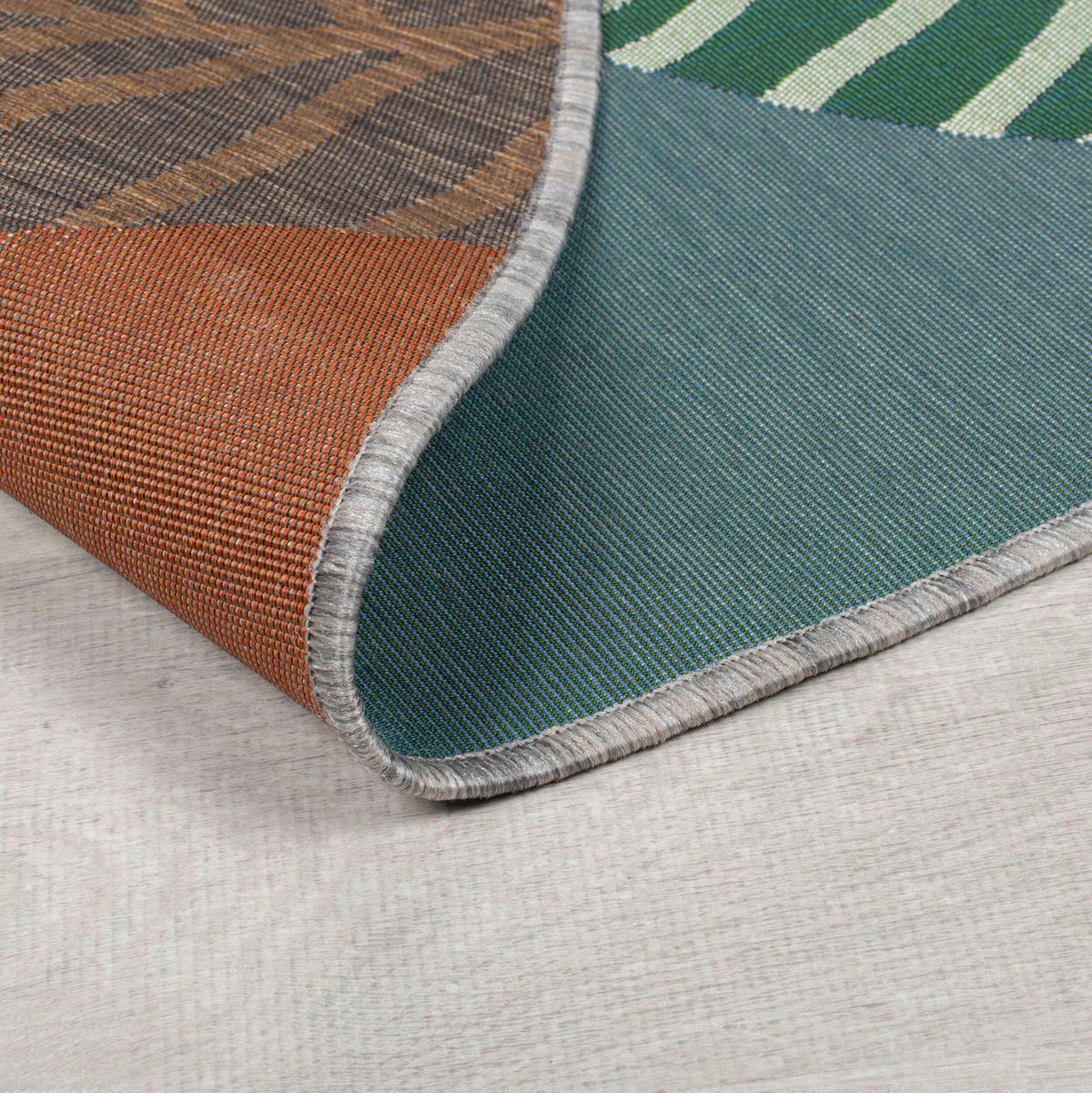 OUTDOORTEPPICH 160/160 cm Dauntless Blau  - Blau, Basics, Textil (160/160cm) - Xora